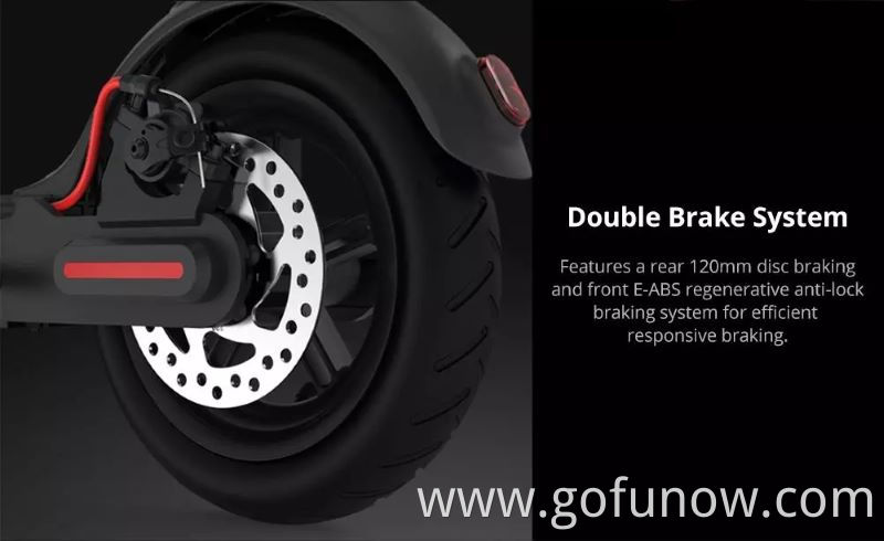 New 8.5Inch Solid Tire 2-wheel Folding Electric Scooter with Mudguard G-FUN